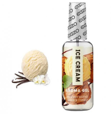 Оральний гель-лубрікант з морозивом EGZO Aroma gel - Ice cream, 50 мл (LE-AR03)