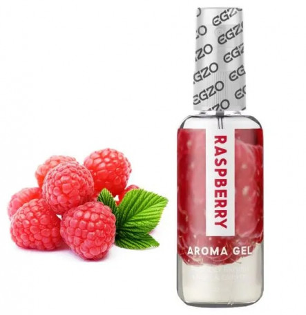 Оральний гель-лубрікант з малиною EGZO Aroma gel - Raspberry, 50 мл