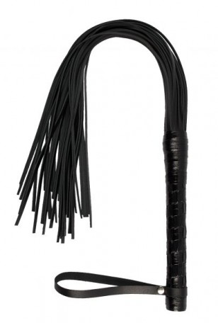 Флогер Premium Leather Flogger, BLACK