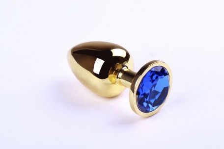 Анальная пробка,Gold Sapphire,L