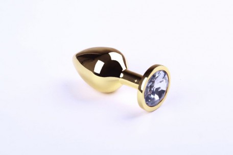 Анальная пробка,Gold Diamond,M
