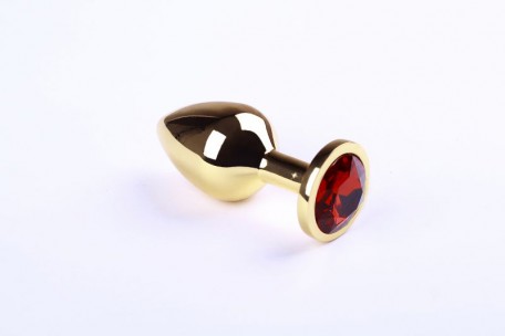 Анальная пробка,Gold Ruby,M