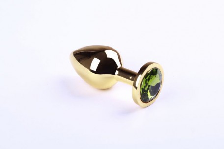 Анальная пробка,Gold Chrysolite,M