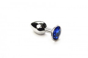 Анальная пробка,Silver Sapphire,S