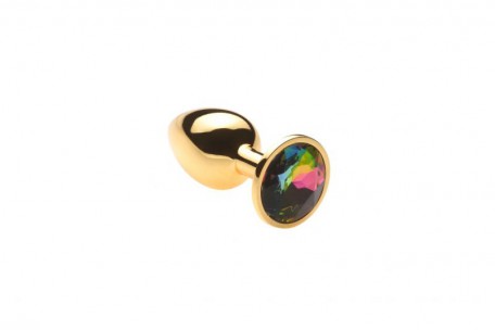 Анальная пробка,Gold Alexandrite,S