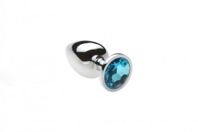 Анальная пробка, Silver Topaz, M