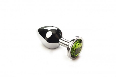 Анальная пробка утяжеленная, Silver Chrysolite, M