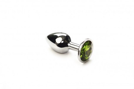 Анальная пробка утяжеленная, Silver Chrysolite, S