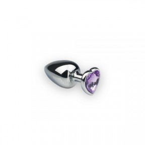 Анальная пробка, Silver Heart Tourmalin, S