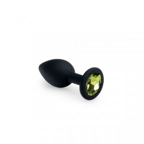 Анальная пробка, Black Silicone Chrysolite,S