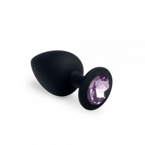 Анальная пробка, Black Silicone Tourmalin, L