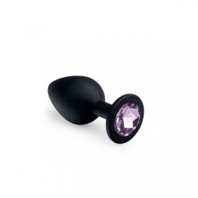 Анальная пробка, Black Silicone Tourmalin, M