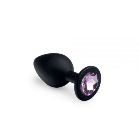 Анальная пробка, Black Silicone Tourmalin, M