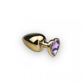 Анальная пробка,Gold Heart Tourmalin, M