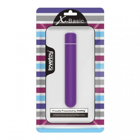 Вібропуля X-Basic Bullet 10 Speeds, Purple (310163)