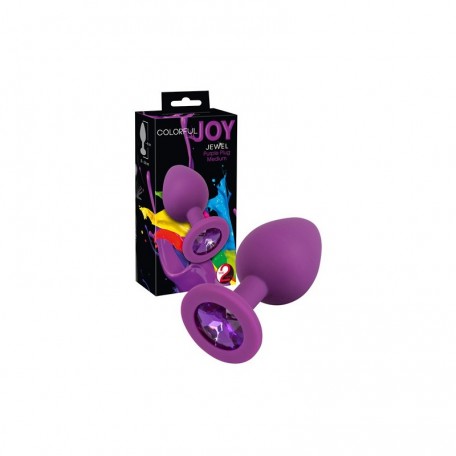 Анальная пробка Colorful Joy Jewel Medium