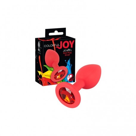 Анальная пробка Colorful Joy Jewel Small