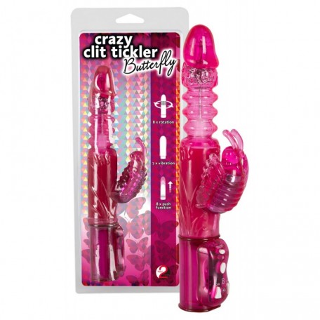 Вибратор Crazy Clit Tickler Butterfly