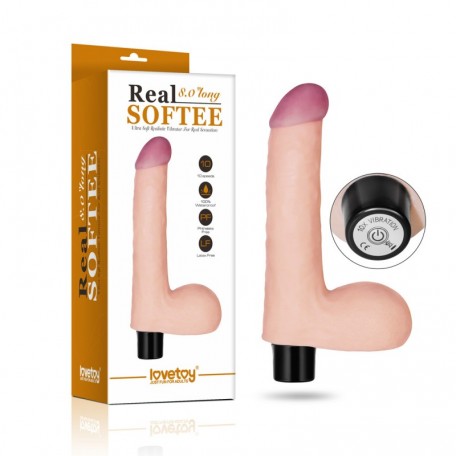 Вибратор реалистик Real Softee 8.0 long