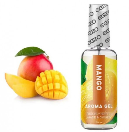 Оральний гель-лубрікант з манго EGZO Aroma gel - Mango, 50 мл
