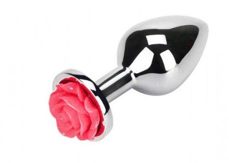 Loveshop - Анальна пробка Flower Dark Rose M