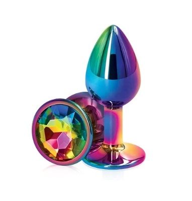 Loveshop - Анальная пробка Metall Colorful, M (820145)