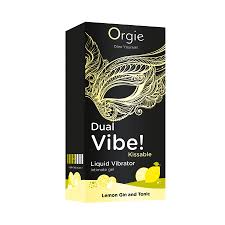 Рідкий вібратор Orgie Dual Vibe! Lemon Gin And Tonic
