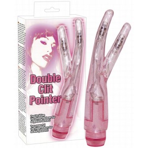 Вібратор Double Clit Pointer Rosa