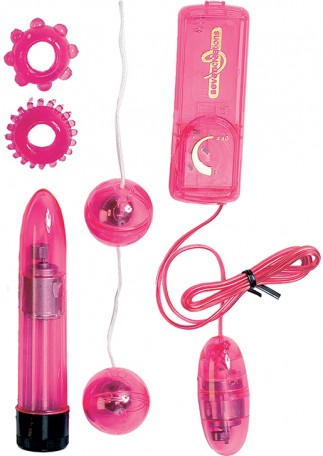 Набір CLEARKIT SEETHRU SEXTOYS - HOT PINK (DT50069)