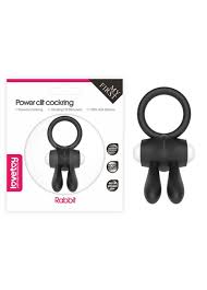 Ерекційне кільце з вібрацією Power Clit Cockring Rabbit Lovetoy