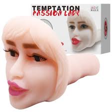 Мастурбатор ротик з вібрацією тілесного кольору з пультом ДУ LYBAILE BAILE TEMPTATION PASSION LADY