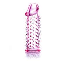 Рельєфна насадка Stymulator-Penis Sleeve PINK