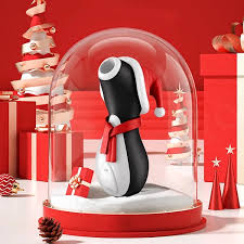 Вакуумний стимулятор кліторальний Satisfyer Penguin Holiday Edition Новорічний