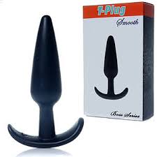 Анальний плаг Boss Series - T Plug Smooth Black