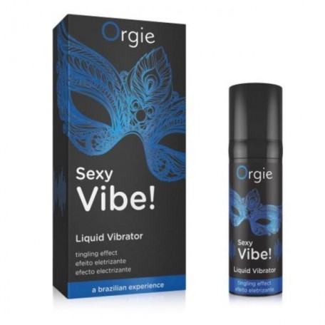 Orgie - Жидкий вибратор "SEXY VIBE", 15 мл Интенсивность вибрации: средняя для чувствительных Orgie (OR21197)