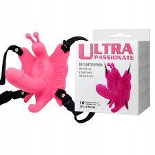 Вибратор-бабочка силиконовая для клитора ULTRA PASSIONATE 10 режимов вибрации SEXART