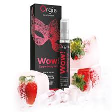 Спрей для поцілунків та орального сексу Orgie WOW! Strawberry Ice