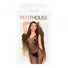 Еротичний бодістокінг Penthouse-Wild catch black XL