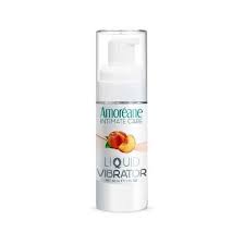 Стимулюючий лубрикант від Amoreane Med: Liquid vibrator - Peach (рідкий вібратор), 30 ml