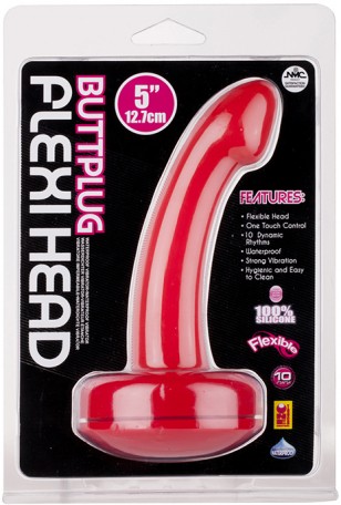 Анальний плаг Flexi Head 5inch Vibrating Butt Plug