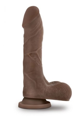 Blush - Фаллоимитатор з подвійною щільністю AU NATUREL 8.5 MISTER PERFECT CHOCOLATE (T331232)