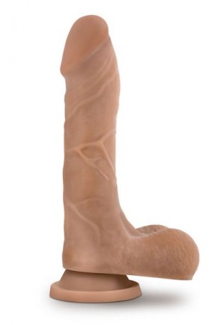 Blush - Фаллоимитатор с двойной плотностью AU NATUREL 8.5INCH MISTER PERFECT MOCHA (T331233)