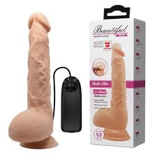 Реалістичний вібратор на присосці Baile Beautiful Jason 9.8 vibro flesh