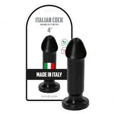 Фалоіметатор ITALIAN COCK 4" 10,5 CM CZARNY