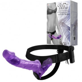 Страпон на трусиках з вібрацією з двома вібромоторами ULTRA PASSIONATE HARNESS STRAP-ON
