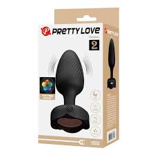 Анальна пробка з вібрацією та підсвічуванням Pretty Love Varian 2