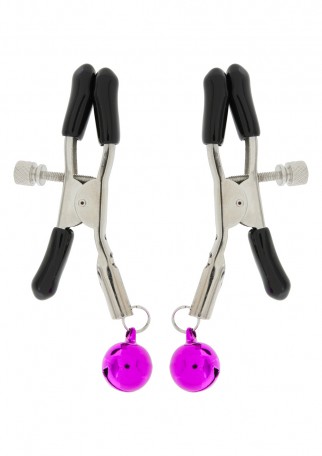 Затискачі на соски з бубонцями Love Clamps
