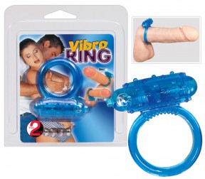 Кольцо COCKRING синий