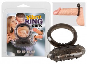 Эрекционное кольцо Vibro Ring Dark